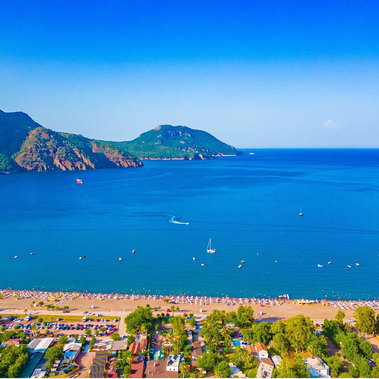 Antalya - Adrasan Tatilinizde Kum Plaj - Masmavi Deniz ve Kaydıraklı Havuz Keyfi Sizi Bekliyor